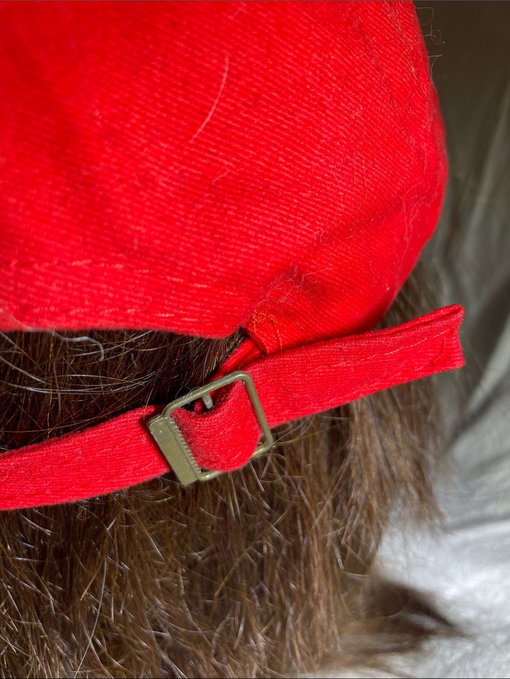 Red Rhinestone-Embellished Baseball Cap “Love” - Picture 5 of 13